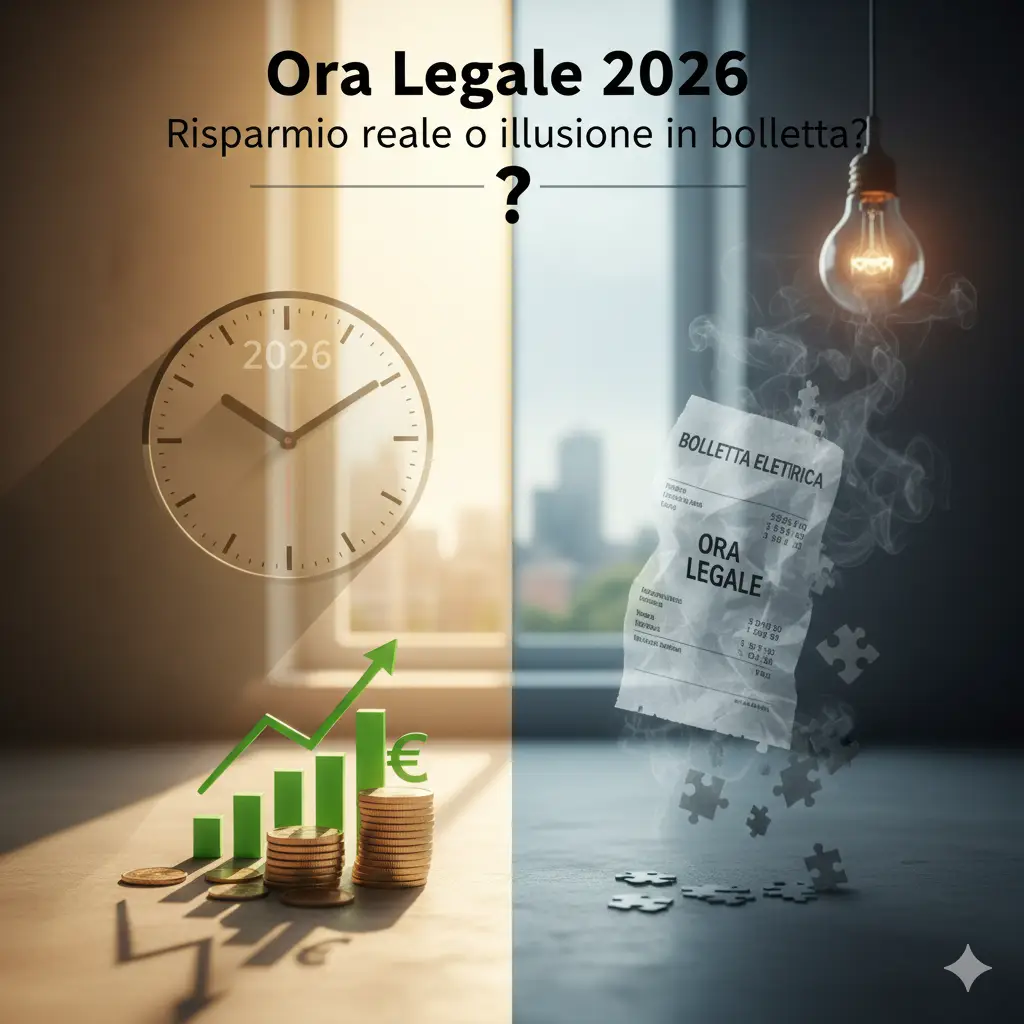 Ora Legale 2026: Il risparmio è reale o è solo un’illusione in bolletta?