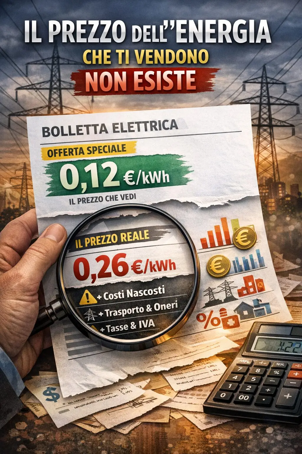 Il prezzo dell’energia che ti vendono non esiste!