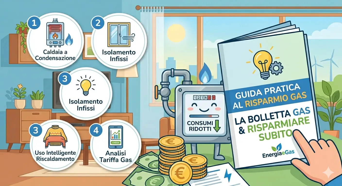 Come ridurre la bolletta gas e risparmiare subito