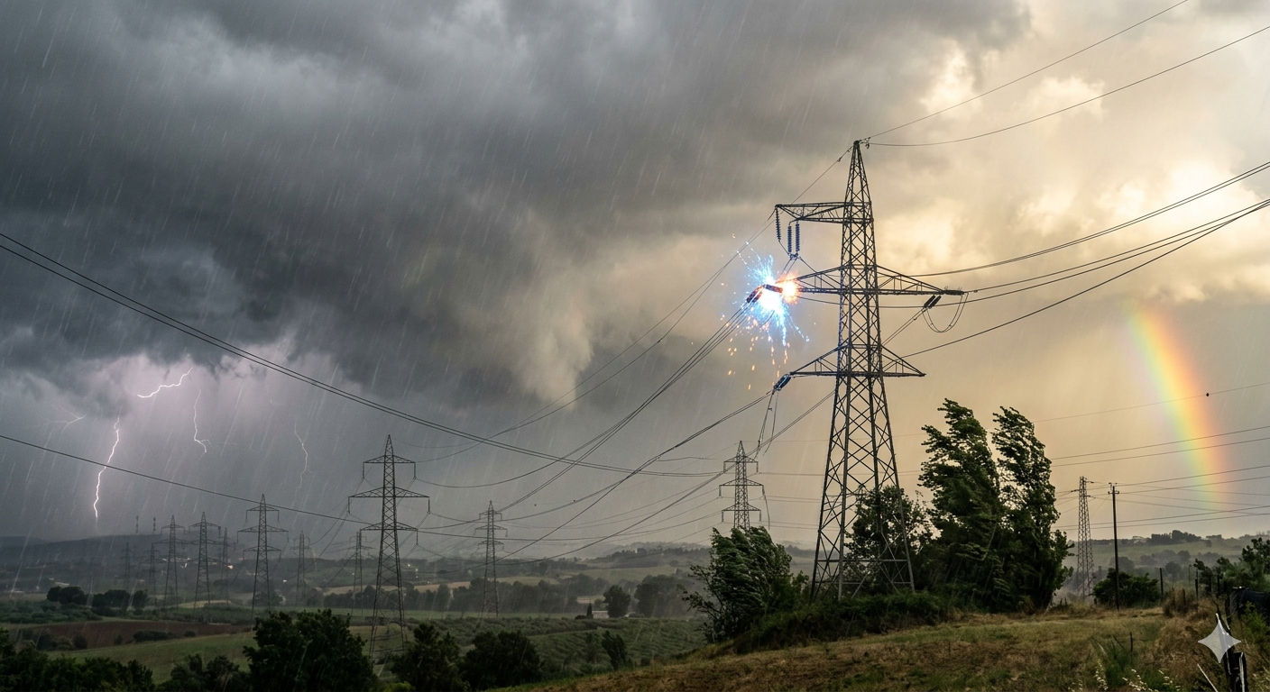 🌦️ Meteo estremo e rete elettrica: quando il clima sfida la continuità energetica